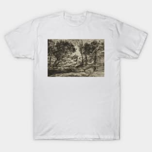 Souvenir of Tuscany by Jean-Baptiste-Camille Corot T-Shirt